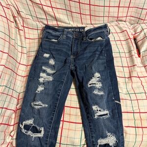 American Eagle Blue Denim Shorts